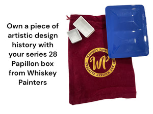Whiskey Painters Ltd Edition Napolean Palette- The" Papillon" 8 pan palette box