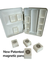 Load image into Gallery viewer, The Scottie Artist Flask palette paint box-  Gloss and Matte Black