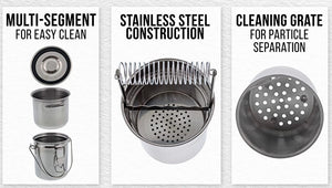 Artist Deluxe Air Tight Stainless Steel Brush Washer